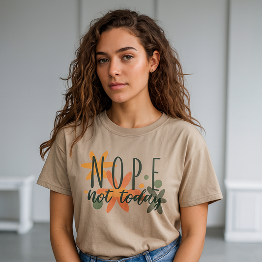'NOPE. not today', Design